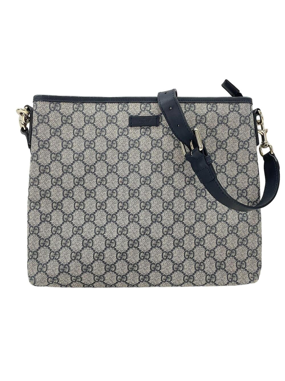 Gucci Zip Top Messenger Bag Gg Coated #298834G89B